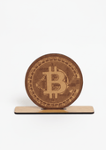 Bitcoin Décoratif en MDF