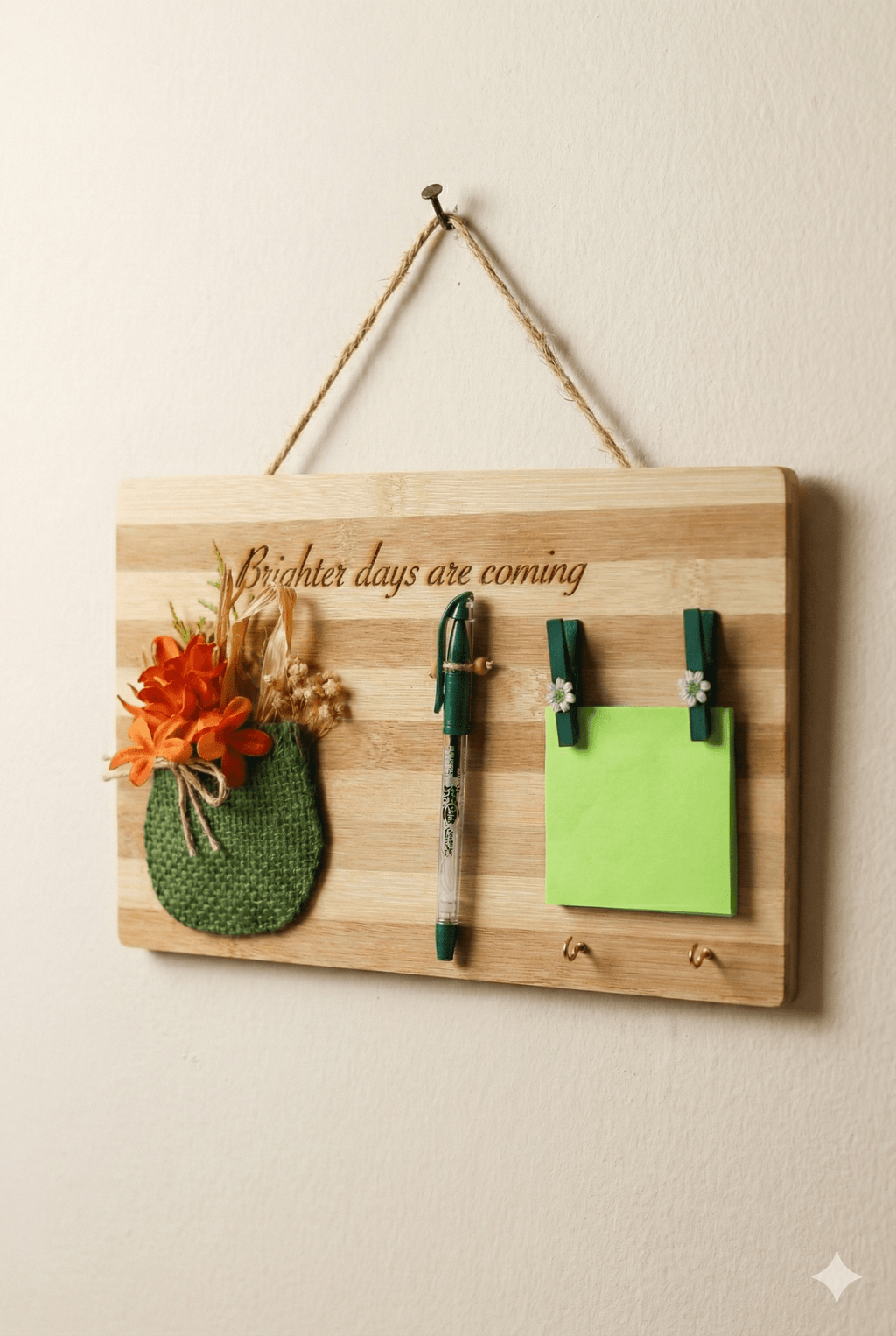 Cadre Organisateur – “Brighter Days Are Coming