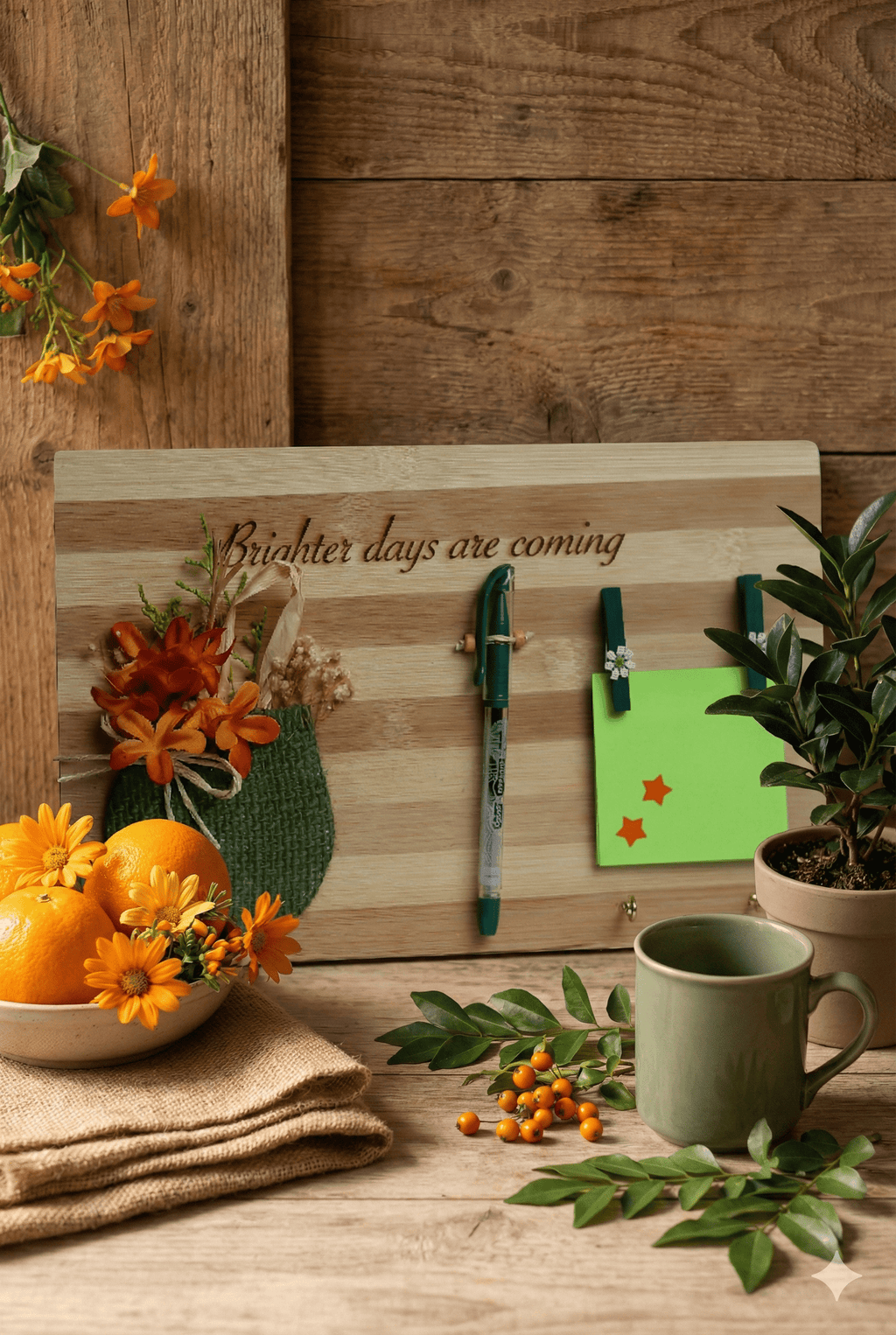 Cadre Organisateur – “Brighter Days Are Coming