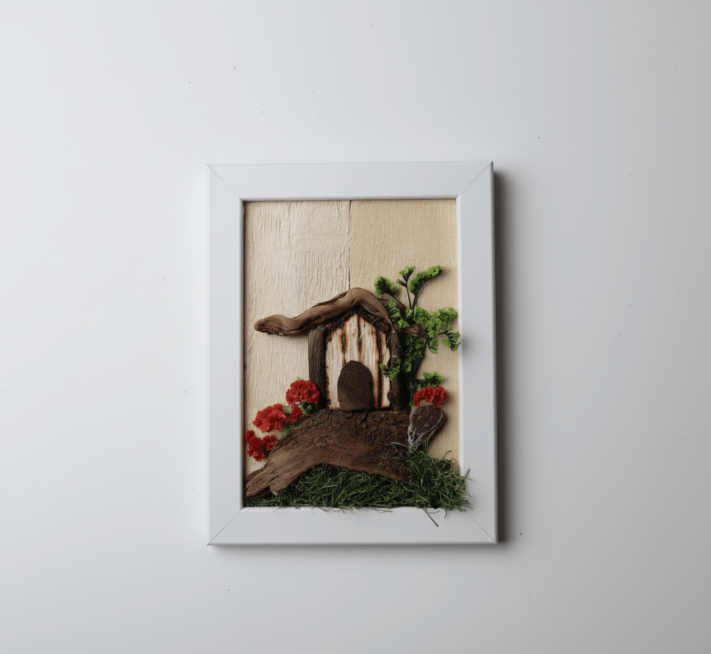 Cadre Décoratif Fleuri – La Petite Maison