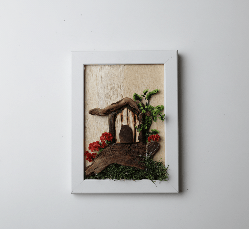 Cadre Décoratif Fleuri – La Petite Maison Enchantée