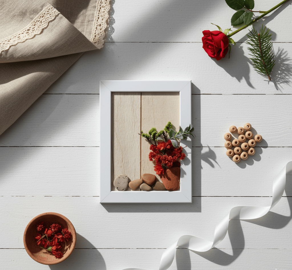 Cadre Décoratif Fleuri – Nature Élégante